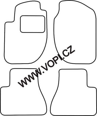 Autokoberce Rover Freelander 2001 - 09/2006 Autofit (3914)